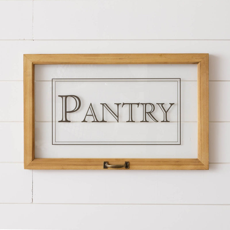 Wooden Window - Pantry
