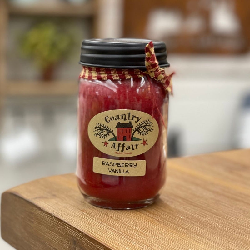 Candle Jar - Raspberry Vanilla