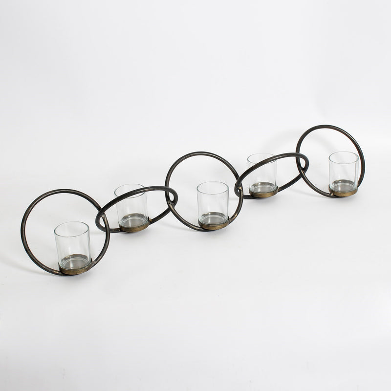Five connect rings - Candle Holder