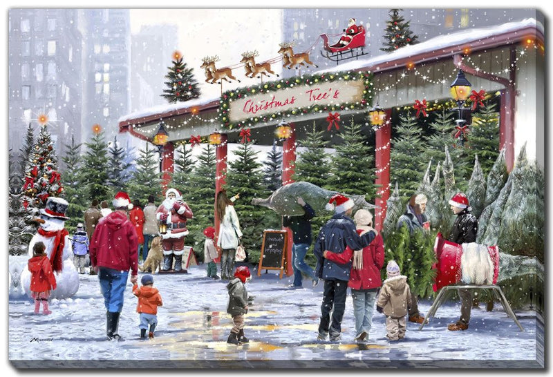 LED Canvas - Christmas Tree Market