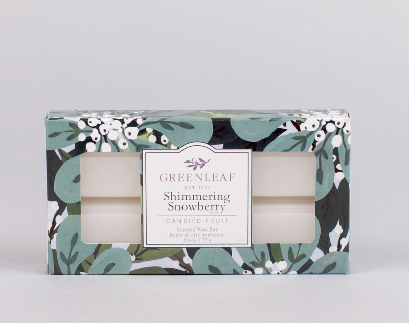 Scented Wax Bar - Shimmering Snowberry