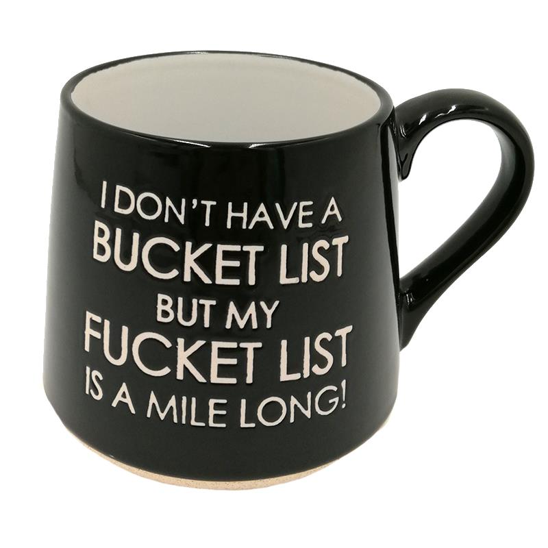 Fat Bottom Mug - Bucket List