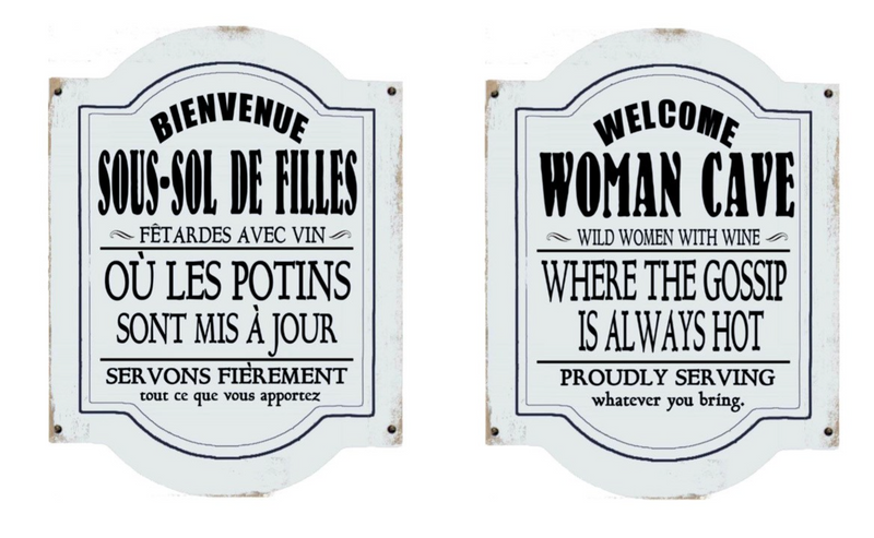 Woman's Cave - Sign